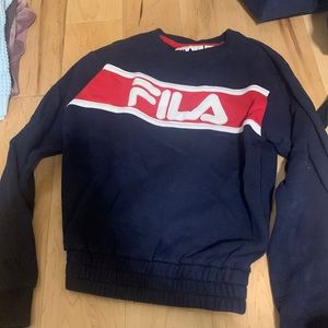 Fila blue sweater